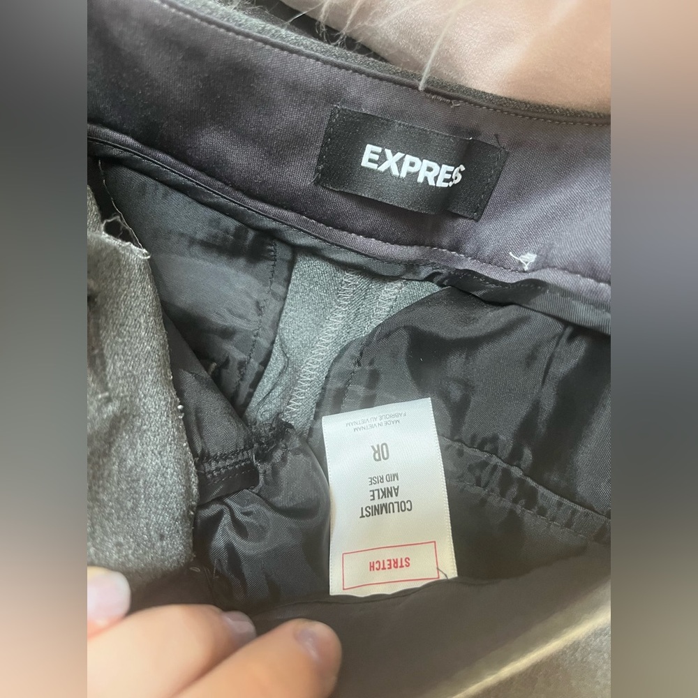 Dark grey dress pants